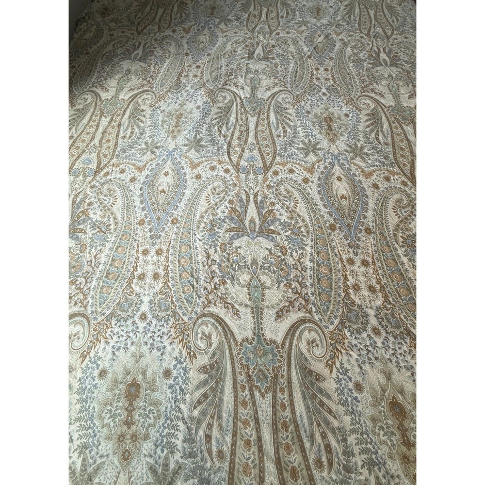 Pottery Barn Blythe Paisley Duvet Cover, Queen /Full Organic Cotton